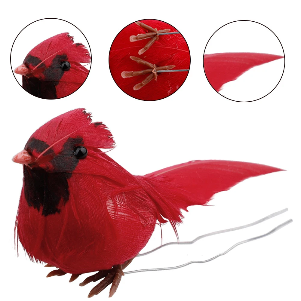 10PCS Artificial Birds Clip On Feather Birds Christmas Tree Craft Ornaments Foam Bird Decoration Home Garden Decor
10PCS Artificial Birds Clip On Feather Birds Christmas Tree Craft Ornaments Foam Bird Decoration Home Garden Decor