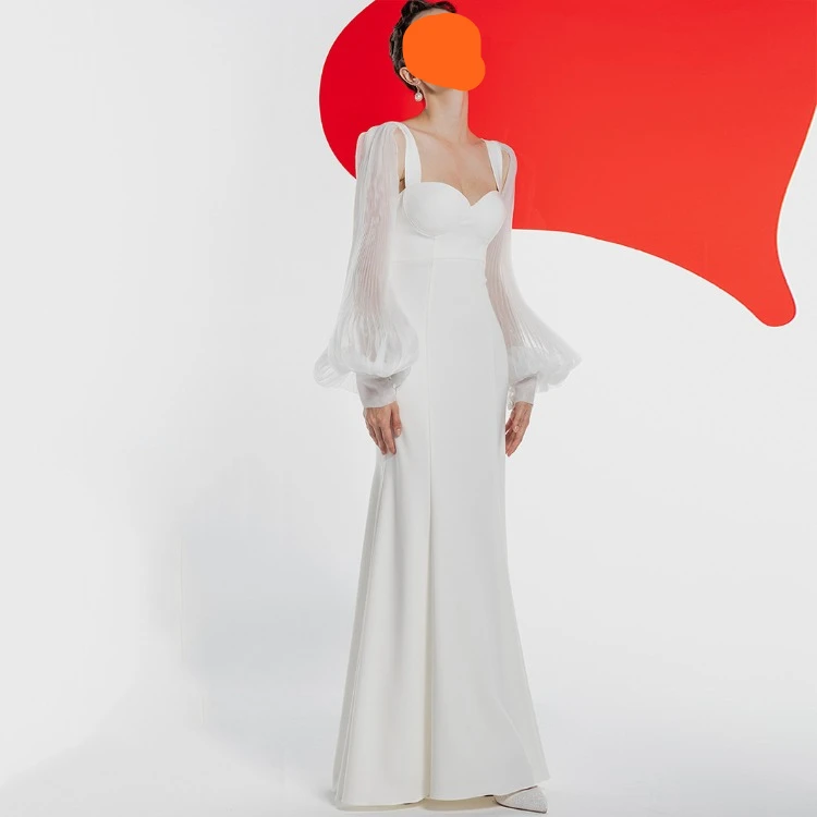 Harajpee White Dress Long 2024 Autumn/ Summer New Style Elegant French Dresses Host Banquet Evening Goddess Gentle Vestido
Harajpee White Dress Long 2024 Autumn/ Summer New Style Elegant French Dresses Host Banquet Evening Goddess Gentle Vestido