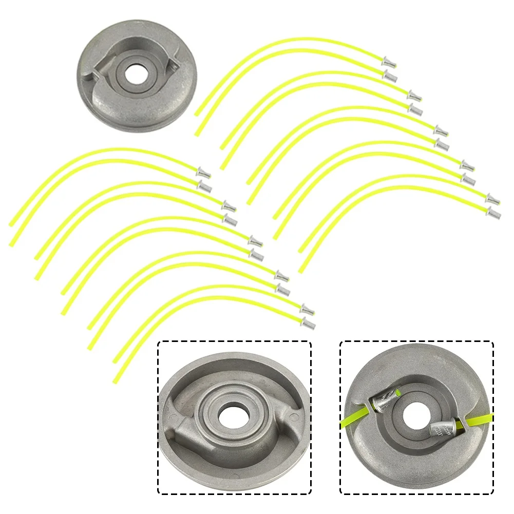 20pcs Universal Mowing Rope With Aluminium Line Head For Brush Cutter For Grass Brushcutter Garden Power Tools Accessories
20pcs Universal Mowing Rope With Aluminium Line Head For Brush Cutter For Grass Brushcutter Garden Power Tools Accessories