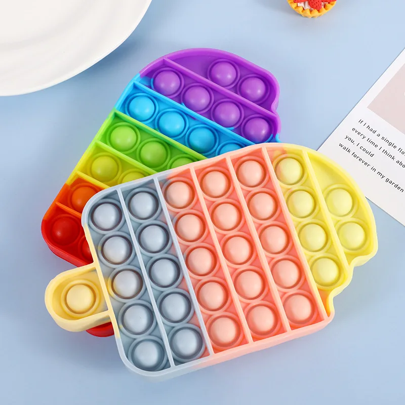 Anti-Stress Pressure Reduction Sensory Toys Fidgets Ice Cream Poke Poke happy Board Soft Bubble Anti-Stress Game
Anti-Stress Pressure Reduction Sensory Toys Fidgets Ice Cream Poke Poke happy Board Soft Bubble Anti-Stress Game