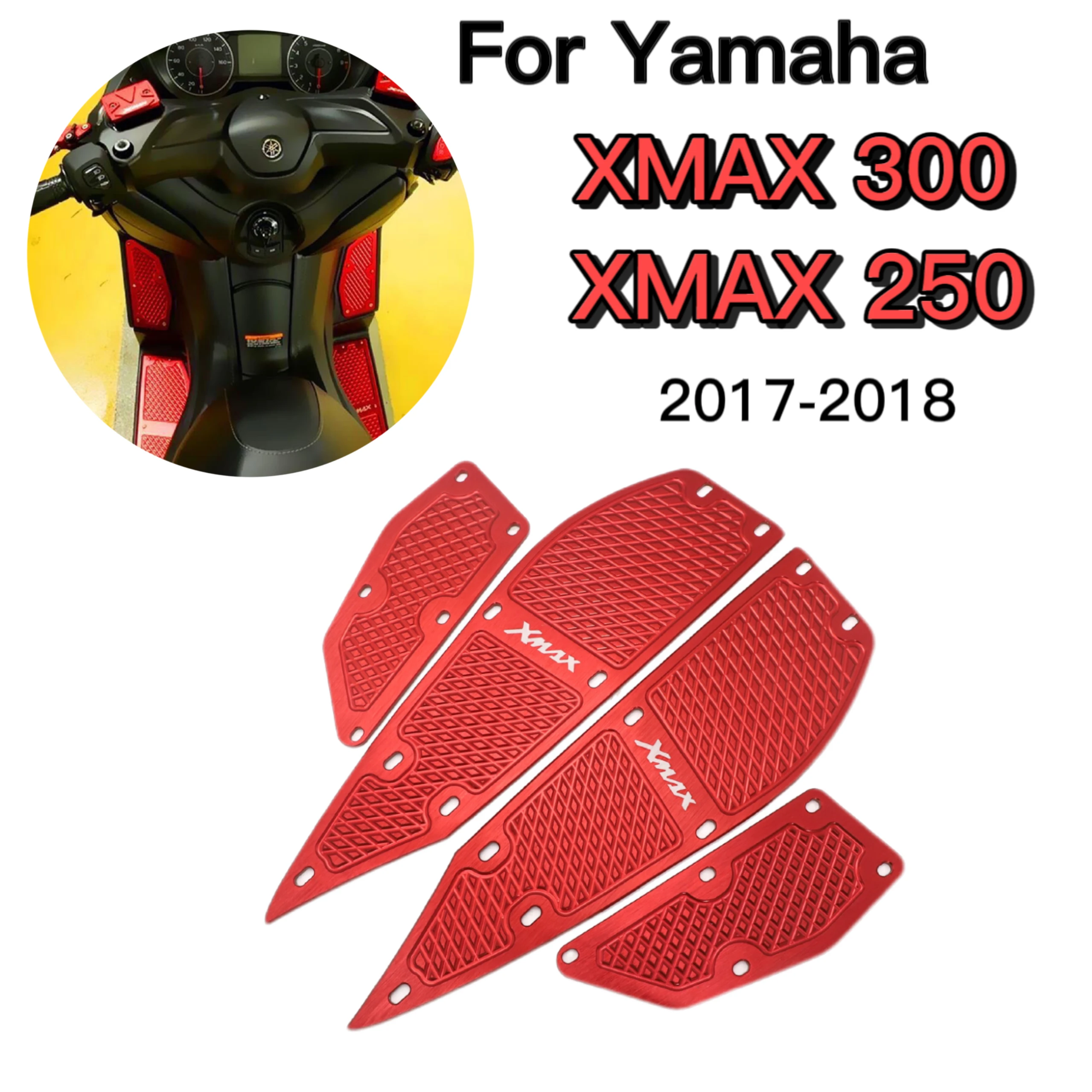 Мотоцикл для Yamaha XMAX300 XMAX250 X-MAX 250 300 Step Footpads Педальная накладка усиленная подставка для ног аксессуары
Мотоцикл для Yamaha XMAX300 XMAX250 X-MAX 250 300 Step Footpads Педальная накладка усиленная подставка для ног аксессуары