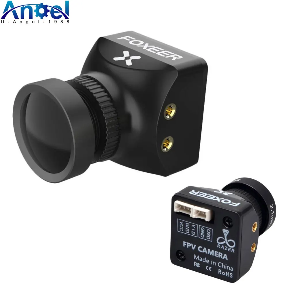 

Foxeer Razer Mini HD 5MP 2.1mm M12 Lens 1200TVL Standard FPV Camera 4:3/16:9 NTSC/PAL Switchable 4ms Latency Camera