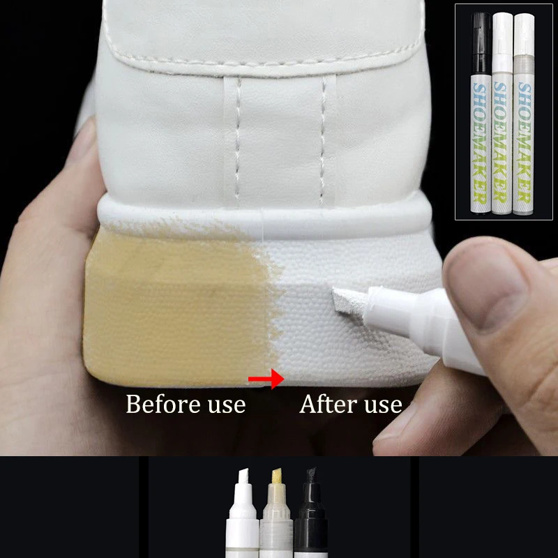 1/3Pcs Shoes Stains Removal Sneakers Anti-Oxidation Protective Pen Waterproof Repair Complementary Color White Yellow Shoe Clean 1/3Pcs Shoes Stains Removal Sneakers Anti-Oxidation Protective Pen Waterproof Repair Complementary Color White Yellow Shoe Clean