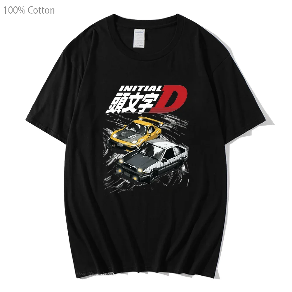 AE86 T-Shirts Japan Anime Initial D Tshirt Men Summer Cool Tees 100% Cotton Casual Homme Y2k Shirt Racing Drift Car Men Clothing
AE86 T-Shirts Japan Anime Initial D Tshirt Men Summer Cool Tees 100% Cotton Casual Homme Y2k Shirt Racing Drift Car Men Clothing
