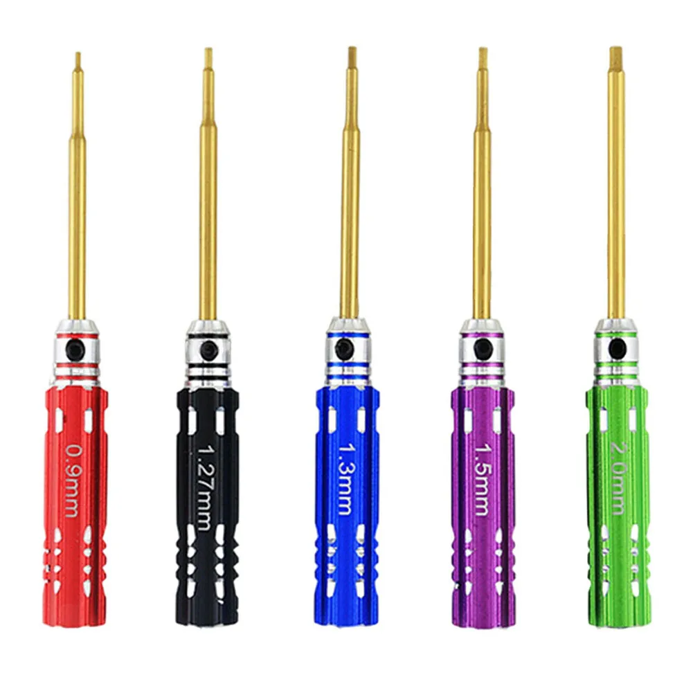5PCS HSS Precision Hexagon Wrench Screwdrivers Tools 0.9/1.27/1.3/1.5/2mm For RC Model Screw Driver Hand Tools Accessories
5PCS HSS Precision Hexagon Wrench Screwdrivers Tools 0.9/1.27/1.3/1.5/2mm For RC Model Screw Driver Hand Tools Accessories