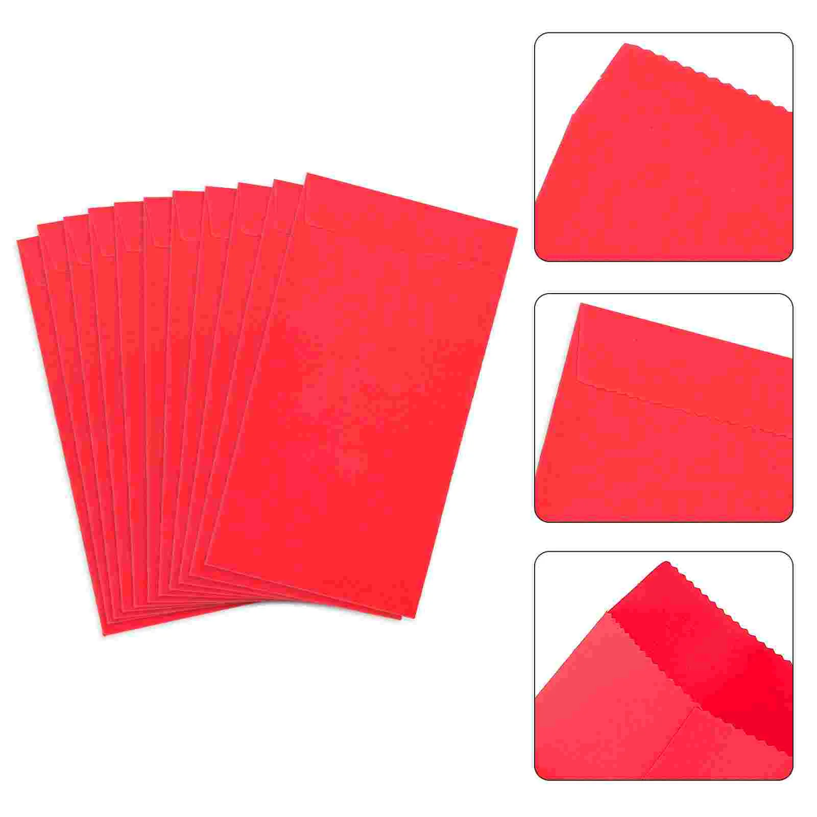 

25 Pcs Red Envelope Horizontal Seal Gifts Paper Envelopes Chinese Wedding Pocket Decorative Packet Traditional Bride Festival