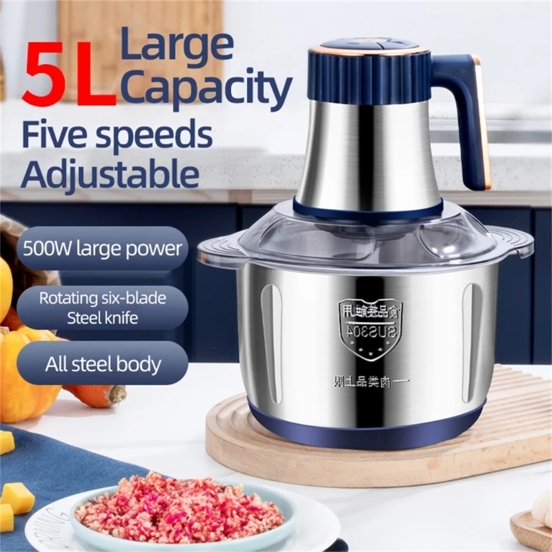 Household Kitchen Large-capacity Meat Grinder Stuffing Minced Vegetables Meat Grinder Garlic Food Electric Mincer
Household Kitchen Large-capacity Meat Grinder Stuffing Minced Vegetables Meat Grinder Garlic Food Electric Mincer