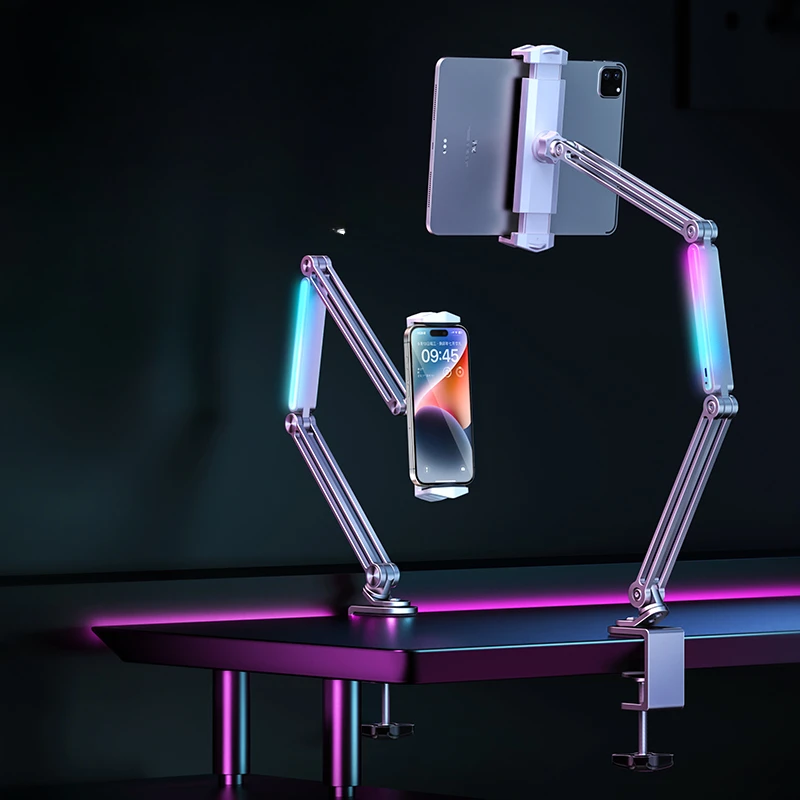 Desktop, mobile phone, tablet holder, dedicated metal cantilever, can rotate 360 degrees for lazy people to adjust iPad live
Desktop, mobile phone, tablet holder, dedicated metal cantilever, can rotate 360 degrees for lazy people to adjust iPad live