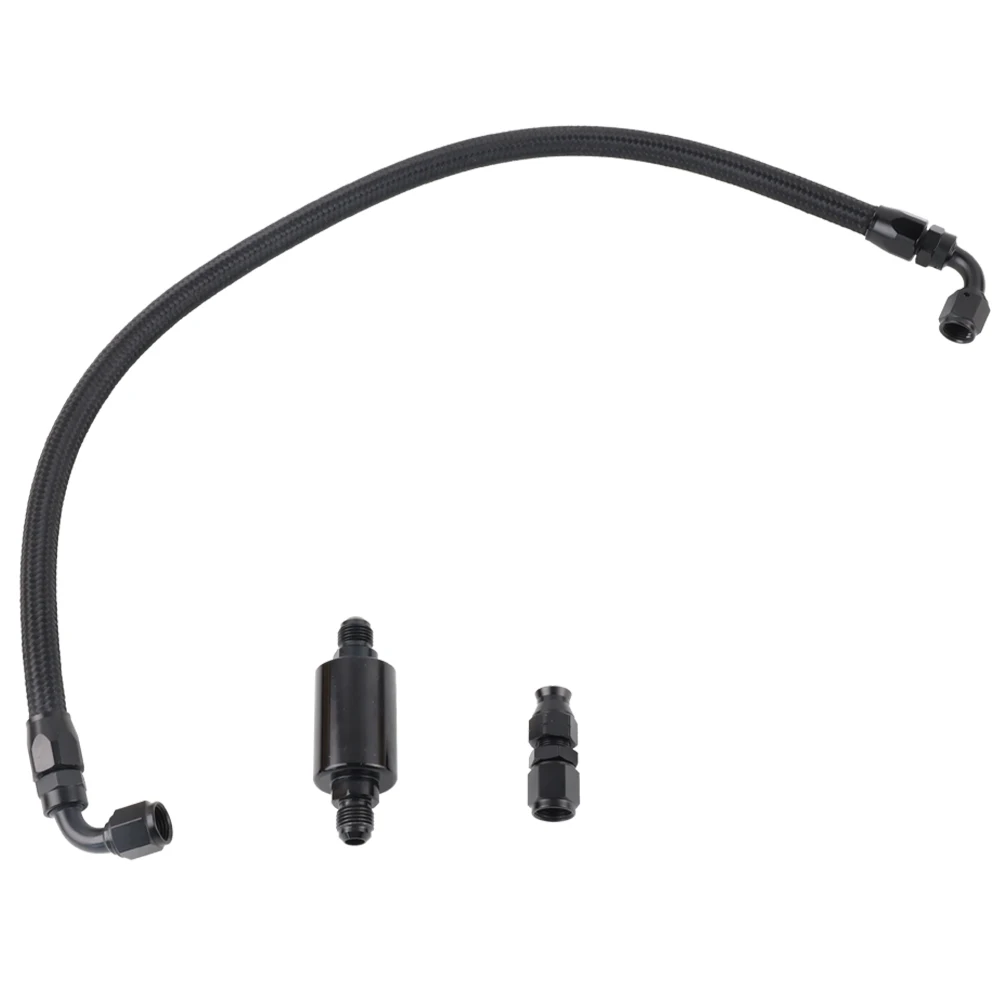 Black AN6 Filter Tucked Fuel Line Fittings Kit Inline Filter For Honda Civic Integra B/D Series EG EK DC2 CRX EF
Black AN6 Filter Tucked Fuel Line Fittings Kit Inline Filter For Honda Civic Integra B/D Series EG EK DC2 CRX EF