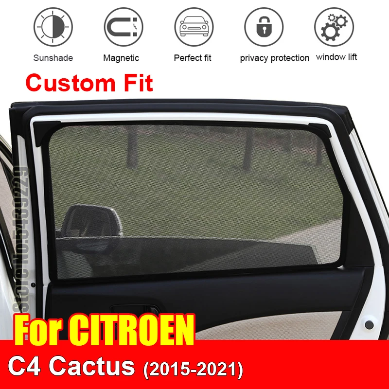 For CITROEN C4 Cactus 2015-2021 Car Side Window Sun Shade UV Protection Curtain Sunshade Mesh Sun Visor Summer Protect
For CITROEN C4 Cactus 2015-2021 Car Side Window Sun Shade UV Protection Curtain Sunshade Mesh Sun Visor Summer Protect