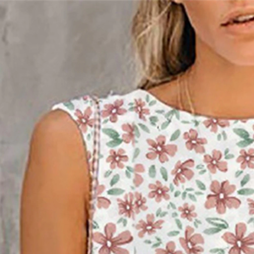 2023 New Tank Tops Floral Printing Trendy Vest Woman Blouse Irregular Pullovers Round Neck Singlets Sleeveless
2023 New Tank Tops Floral Printing Trendy Vest Woman Blouse Irregular Pullovers Round Neck Singlets Sleeveless