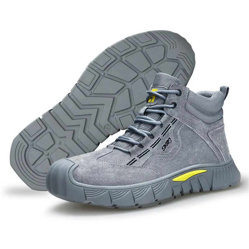 Men Vintage Grey Boots Insulated Platform Boots New Indestructible Men Safety Shoes Light Non Slip Cap Anti-Smash Botas
Men Vintage Grey Boots Insulated Platform Boots New Indestructible Men Safety Shoes Light Non Slip Cap Anti-Smash Botas