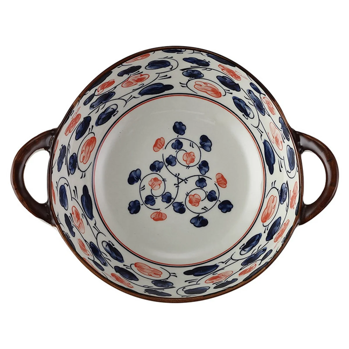 Double-Eared Soup Bowl, Ceramic Household Irregular Shaped Bowl, Household Salad Noodle Grilled Bowl Ramen Bowl, F 
Double-Eared Soup Bowl, Ceramic Household Irregular Shaped Bowl, Household Salad Noodle Grilled Bowl Ramen Bowl, F