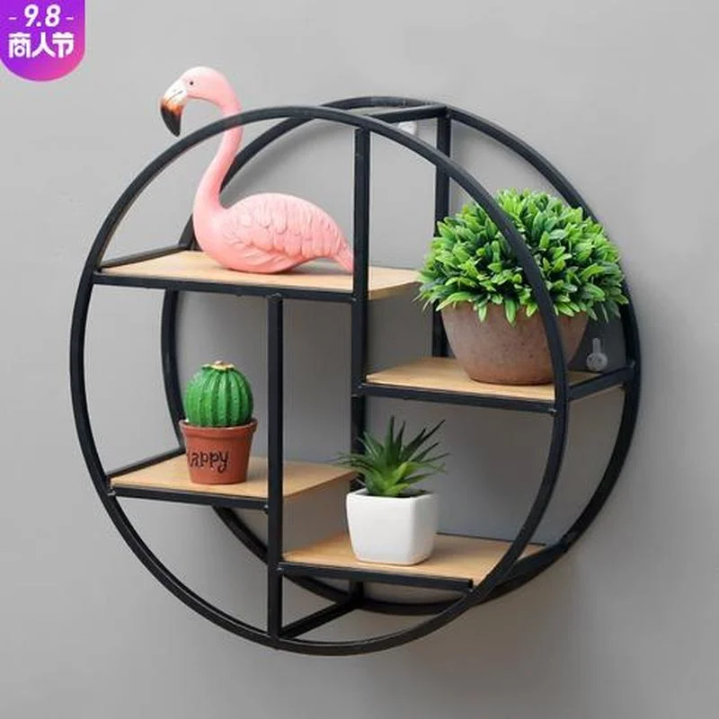 Nordic Wall Decoration Storage Shelf Storage Rack Wall Hanging Frame Iron Solid Wood Partition Board Circular Living Room Decor
Nordic Wall Decoration Storage Shelf Storage Rack Wall Hanging Frame Iron Solid Wood Partition Board Circular Living Room Decor