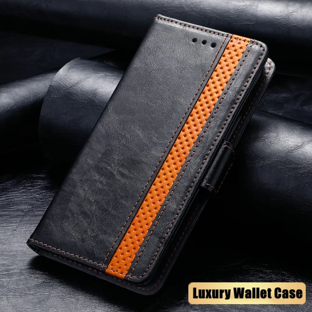 

Luxury Leather Case For VIvo V25E V21E V23E V20 SE V27 V23 S10 S12 S16 S15 Pro S17E S15E S16E Magnet Wallet Flip Book Case Cover