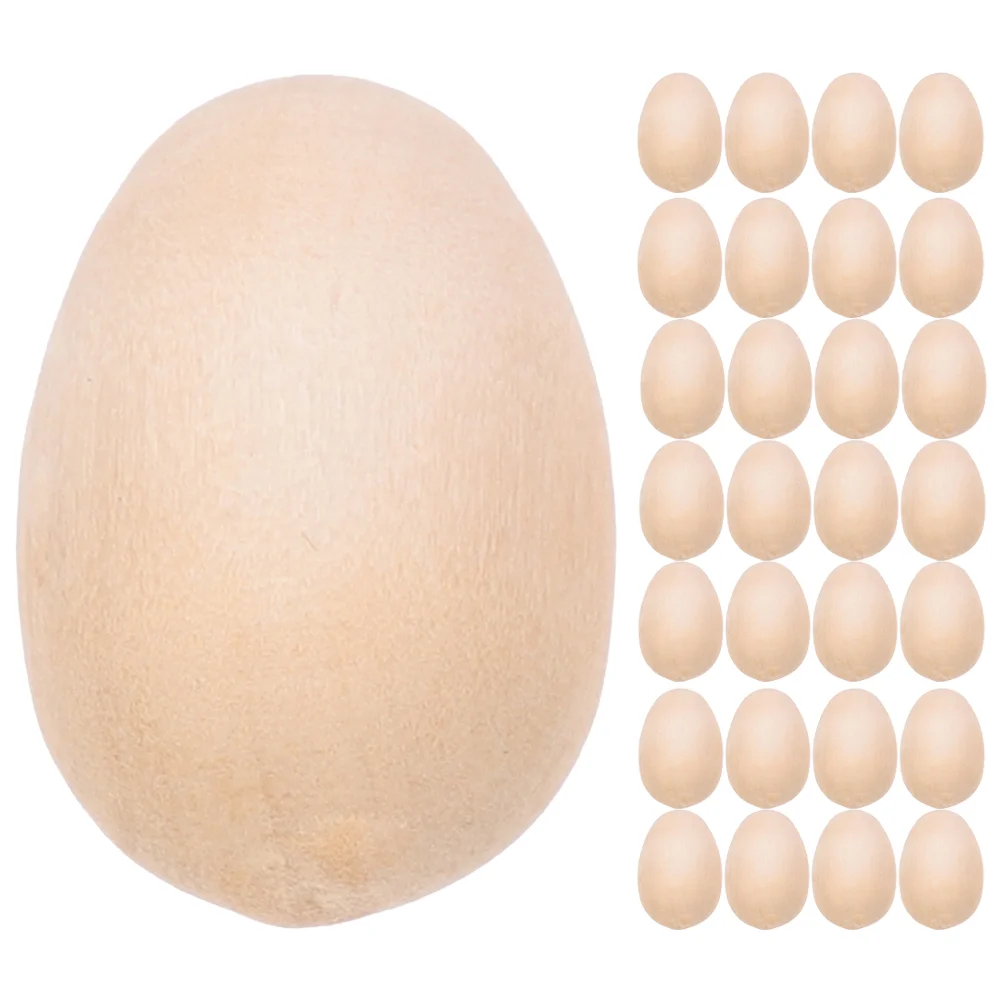 150 Pcs Wooden Simulated Eggs Easter Simulation for Desktop Party Decors Imitation Fake Child Decorative Props Unfinished
150 Pcs Wooden Simulated Eggs Easter Simulation for Desktop Party Decors Imitation Fake Child Decorative Props Unfinished