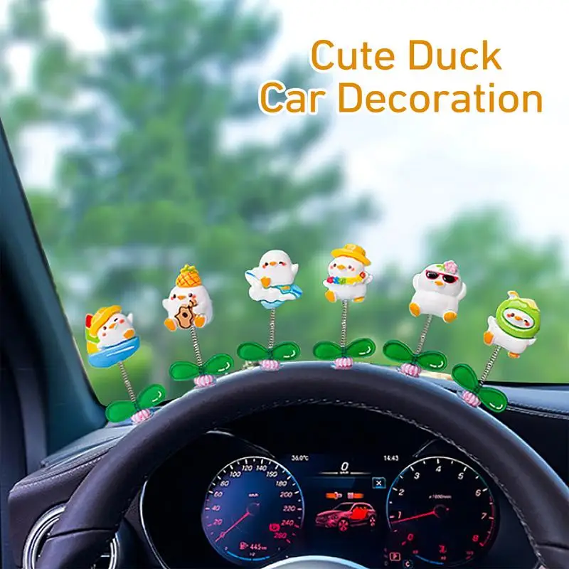 Car Ornaments For Dashboard Cartoon Duck Statue Car Decor Reusable Car Ornaments 6pcs Decorative Swing Duck Statue High Quality
Car Ornaments For Dashboard Cartoon Duck Statue Car Decor Reusable Car Ornaments 6pcs Decorative Swing Duck Statue High Quality