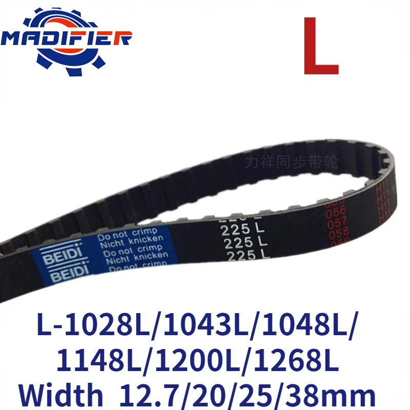 GKTOOLS 1028/1043/1148/1200/1268L Timing Belt Width 13/20/25/38mm Perimeter 2609.85/2647.95/2914.65/3048/3219.45mm
GKTOOLS 1028/1043/1148/1200/1268L Timing Belt Width 13/20/25/38mm Perimeter 2609.85/2647.95/2914.65/3048/3219.45mm