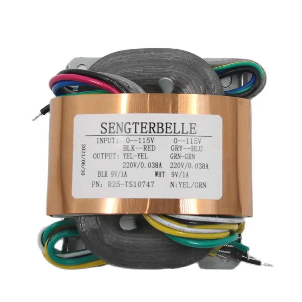 35 Вт безкислородный медный трансформатор R Core Dual 220 В + Dual 9 В предусилитель декодер Hi-Fi источник питания
35 Вт безкислородный медный трансформатор R Core Dual 220 В + Dual 9 В предусилитель декодер Hi-Fi источник питания