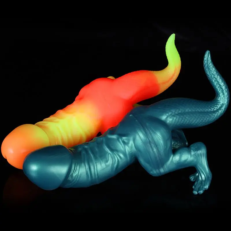 

Alien Dinosaur Alternative Liquid Silicone Anal Plug Dildo Couple Flirting Adult Sex Toys Sm Erotic Toys Man and Women Sex Toys