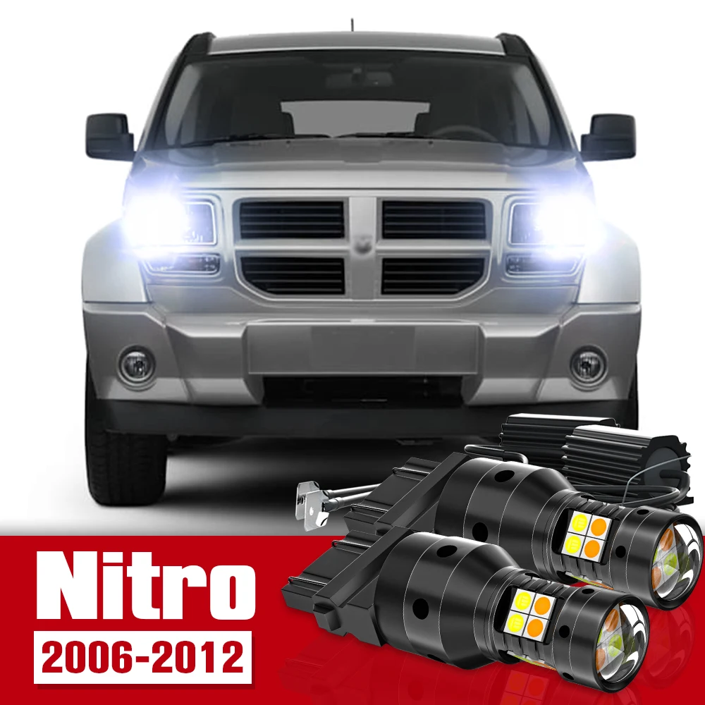 2pcs LED Accessories Dual Mode Turn Signal+Daytime Running Light DRL For Dodge Nitro 2006-2012 2007 2008 2009 2010 2011
2pcs LED Accessories Dual Mode Turn Signal+Daytime Running Light DRL For Dodge Nitro 2006-2012 2007 2008 2009 2010 2011