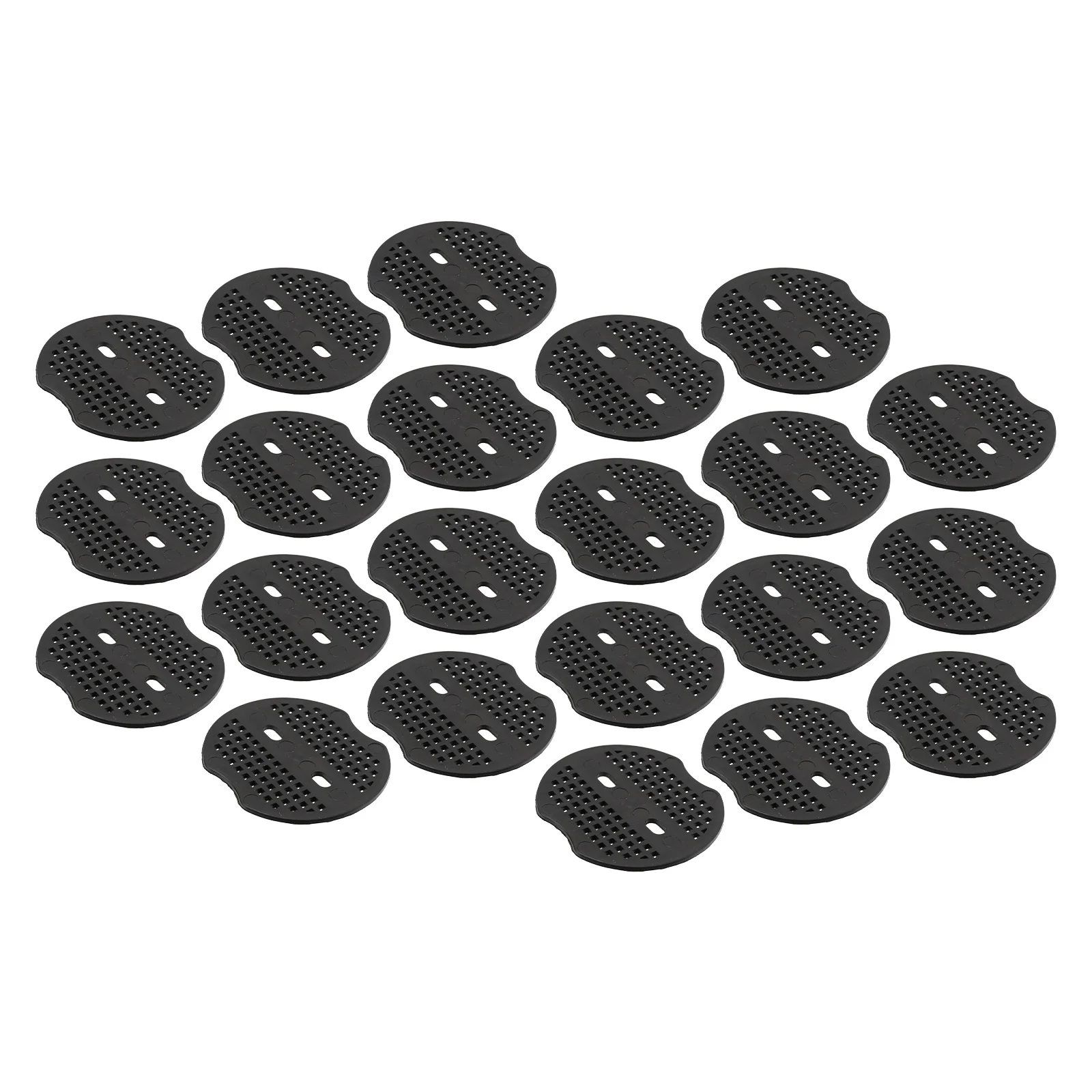 

100 Pcs Garden Nail Spacers Stakes Gasket Camping Pegs Washers Lawn Metal Ground Plant Nails Pads Tent U-Shaped