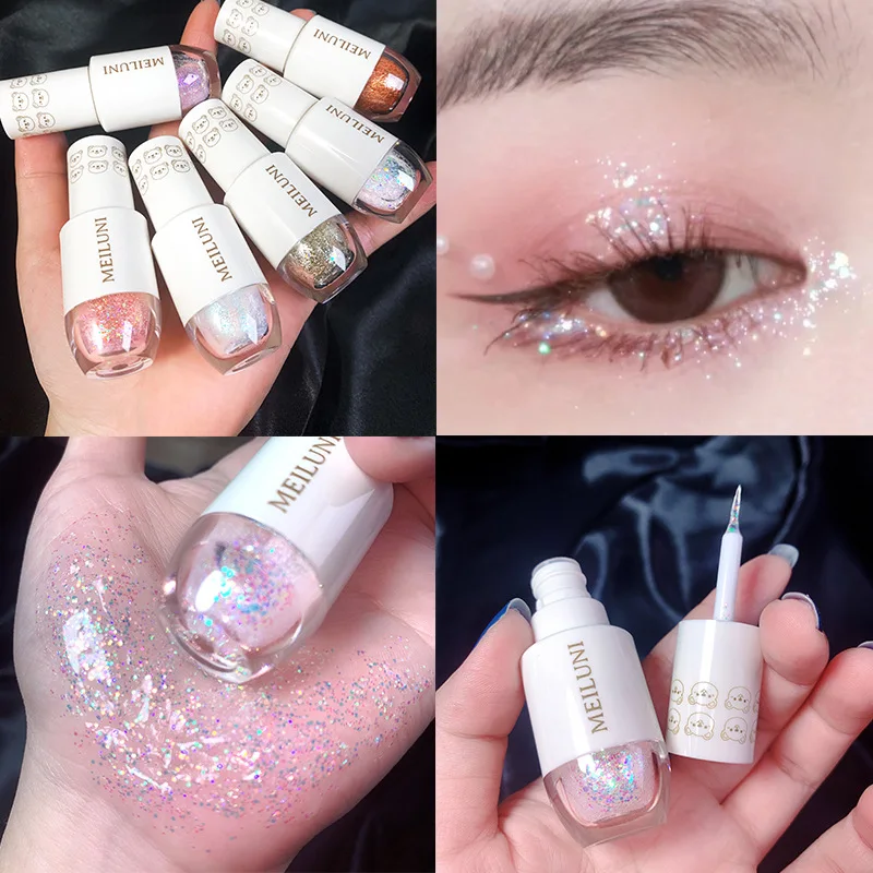 6 Colors Stars Dots Liquid Eyeshadow Shiny Crystal Shining Powder Highlights Eye Shadow Korean Makeup Glitter For Women Cosmetic
6 Colors Stars Dots Liquid Eyeshadow Shiny Crystal Shining Powder Highlights Eye Shadow Korean Makeup Glitter For Women Cosmetic