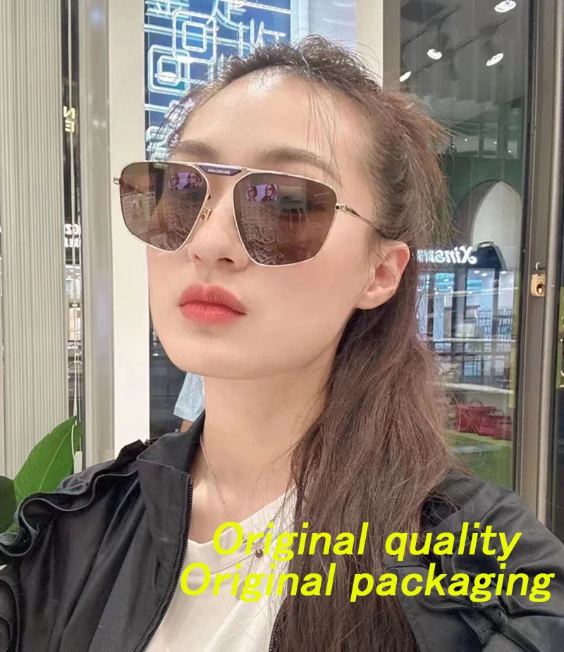 

2024 Men Sunglasses Luxury Brand Pilot Alloy High Quality Women Sun Glasses Summer Outdoor r UV400 Classic Design BB0246S