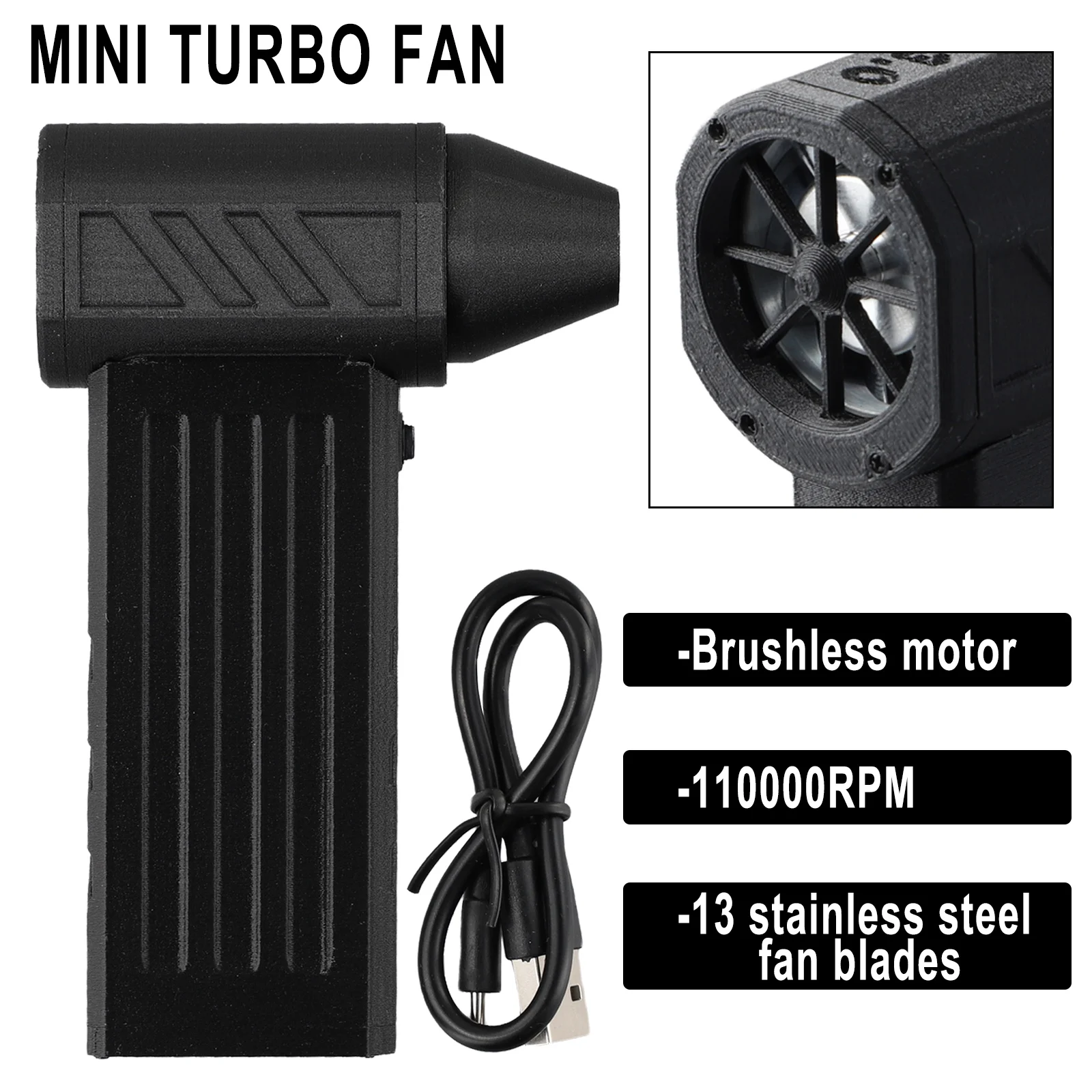 28.8mm Brushless Motor Mini Fan Turbo Violent Fan 110000 RPM PD Fast Charging Protocol 30A Motorised Regulation
28.8mm Brushless Motor Mini Fan Turbo Violent Fan 110000 RPM PD Fast Charging Protocol 30A Motorised Regulation