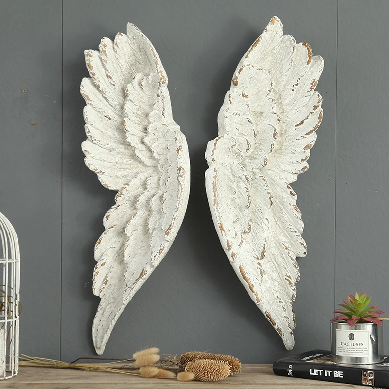 American retro wall hanging angel wings wall decoration Cafe Antique craft living room wall decoration Wedding Girl room decor
American retro wall hanging angel wings wall decoration Cafe Antique craft living room wall decoration Wedding Girl room decor