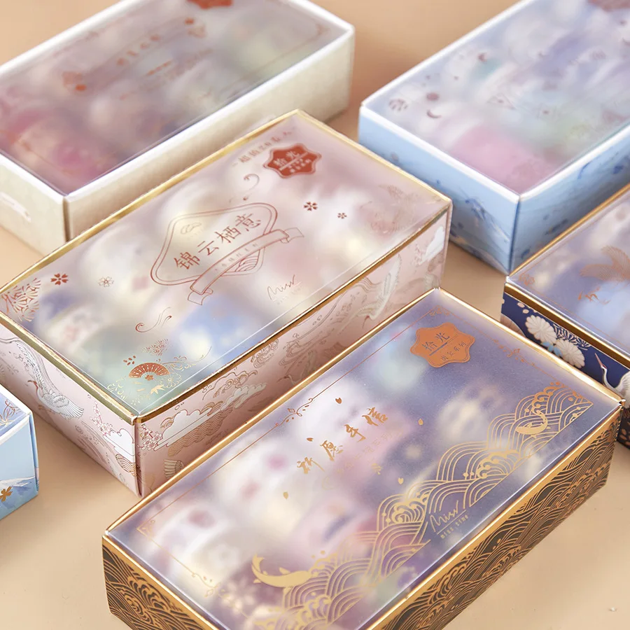 20pcs/box Vintage Washi Tape Set Gold Bronzing Paper Sticker Material Japanese Kawaii Decorative Masking Tape Office Supplies
20pcs/box Vintage Washi Tape Set Gold Bronzing Paper Sticker Material Japanese Kawaii Decorative Masking Tape Office Supplies