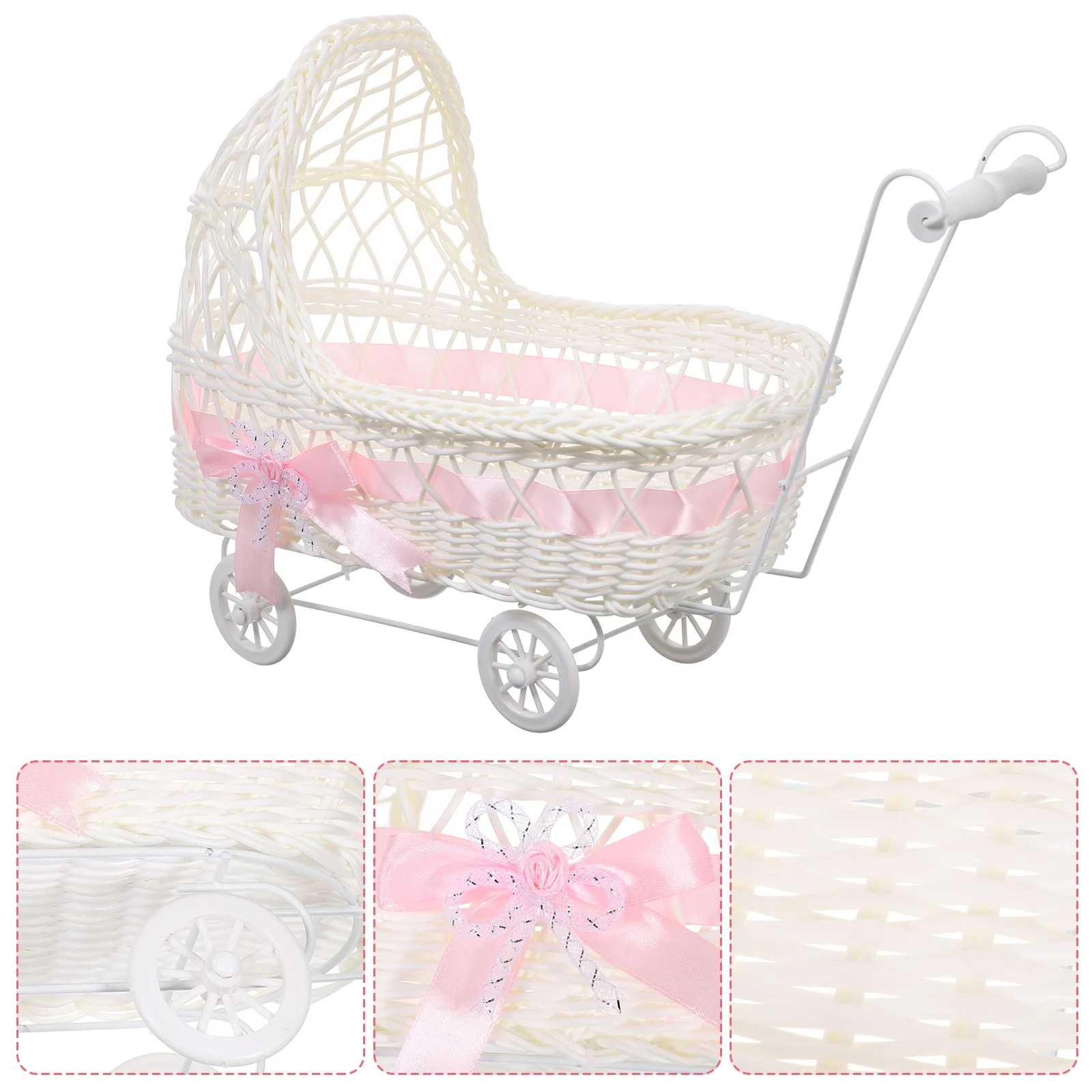 Basket Baby Flower Shower Party Candy Box Wedding Decorations Woven Stroller Favors Baskets Gift Carriage Mini Storage Favor
Basket Baby Flower Shower Party Candy Box Wedding Decorations Woven Stroller Favors Baskets Gift Carriage Mini Storage Favor
