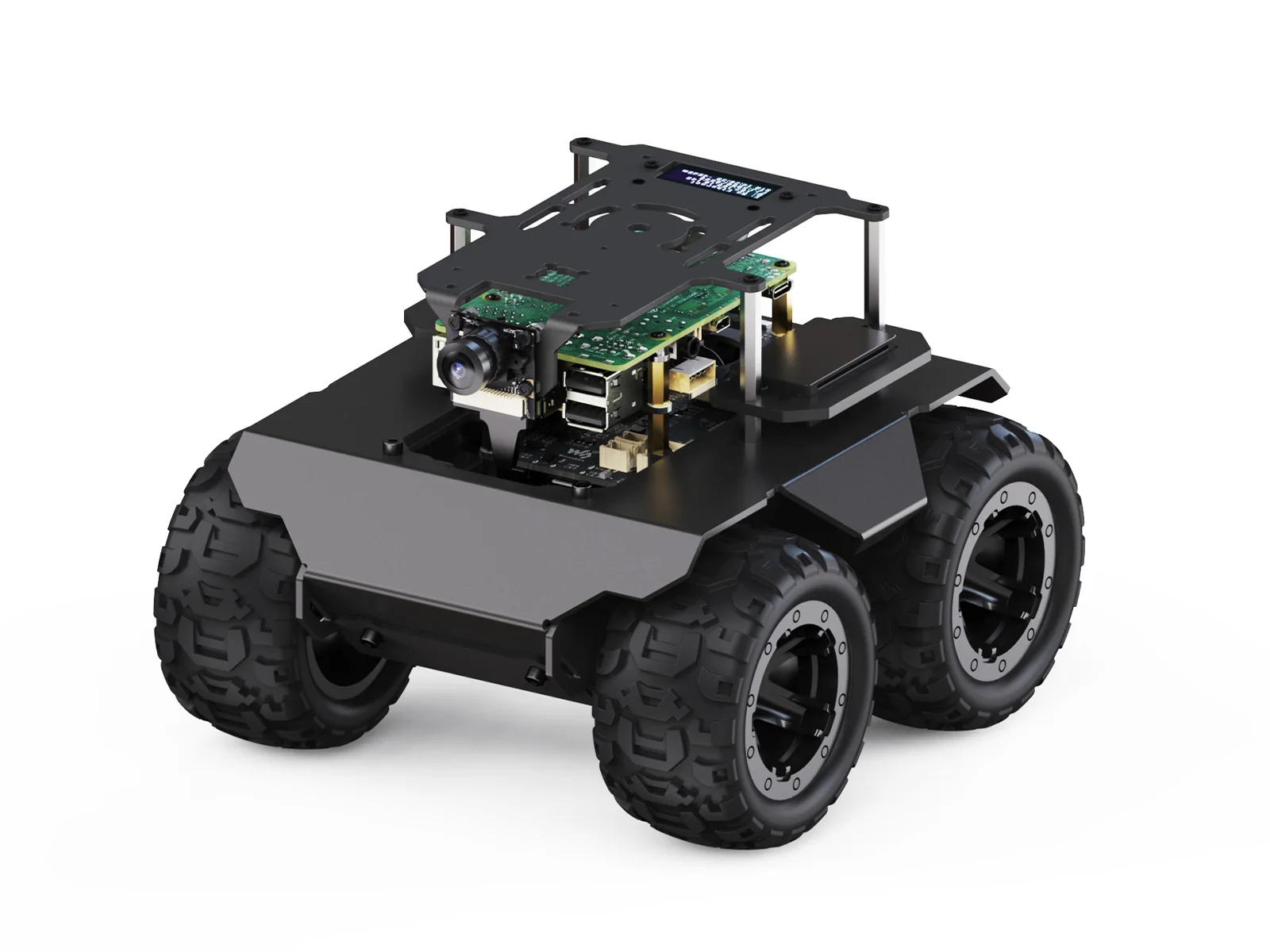 Комплект RaspRover PI4B AI Kit, робот RaspRover с открытым исходным кодом 4WD AI, без модуля камеры панорамирования и наклона, компьютерное видение, подходит для Pi 4B
Комплект RaspRover PI4B AI Kit, робот RaspRover с открытым исходным кодом 4WD AI, без модуля камеры панорамирования и наклона, компьютерное видение, подходит для Pi 4B