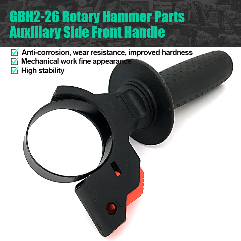 Запасная Передняя ручка для BOSCH GBH2-26 2-26DRE, вращающийся молот, электроинструменты, аксессуары, твердость, хорошая и быстрая
Запасная Передняя ручка для BOSCH GBH2-26 2-26DRE, вращающийся молот, электроинструменты, аксессуары, твердость, хорошая и быстрая