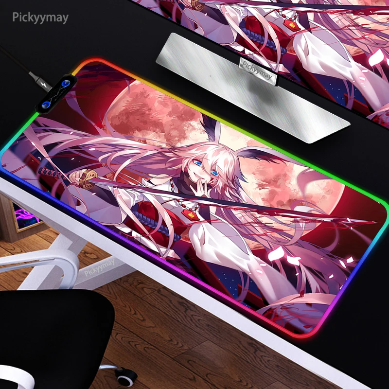 Large Mouse Pad RGB Honkai Impact Mousepad Mause Desk Mat Gaming Anime Pc Gamer XXL LED Mausepad Keyboard Carpet LED Backlit
Large Mouse Pad RGB Honkai Impact Mousepad Mause Desk Mat Gaming Anime Pc Gamer XXL LED Mausepad Keyboard Carpet LED Backlit