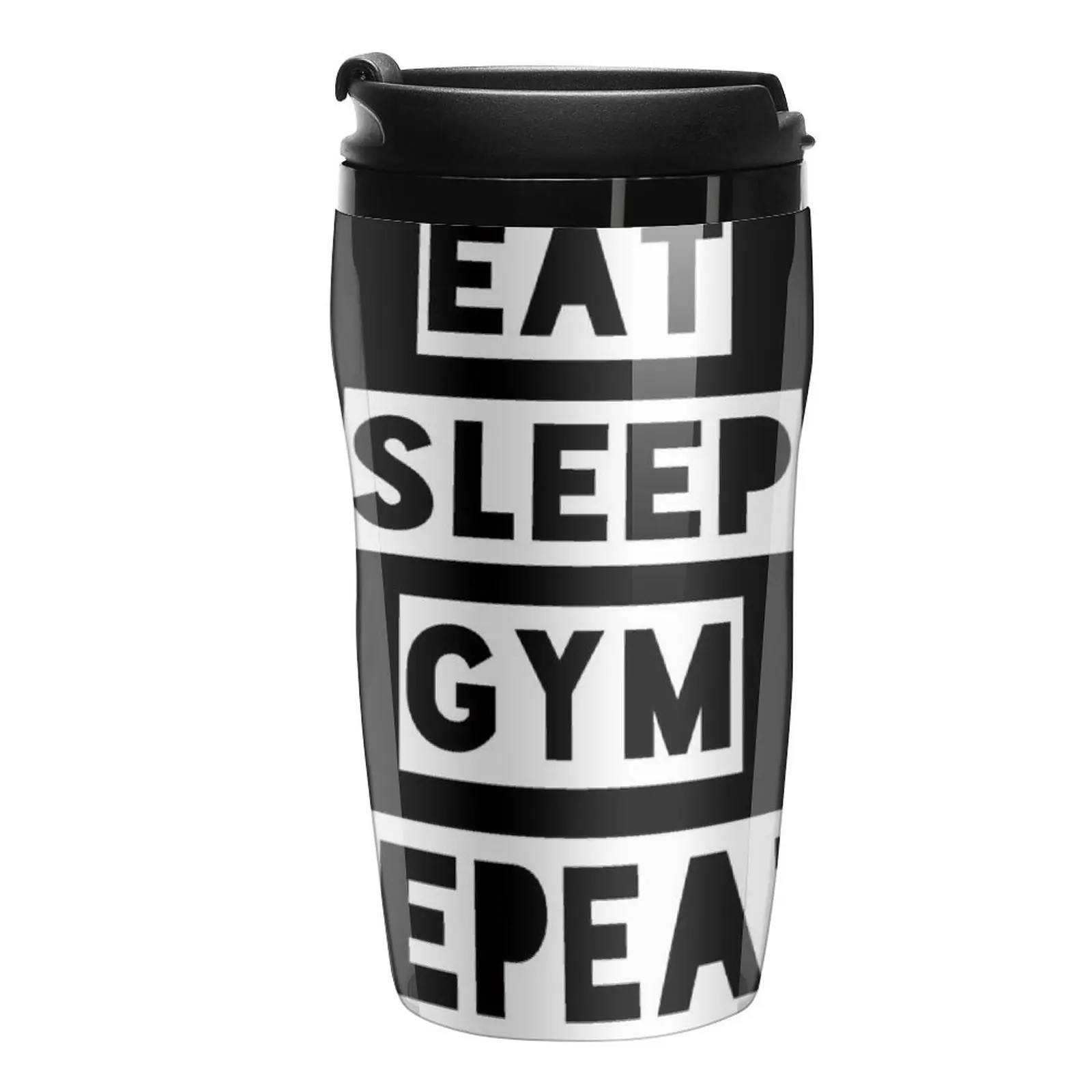 

New Eat, Sleep, Gym, Repeat! Travel Coffee Mug Coffee Bottle Coffee Cups Sets Coffee Cup To Go Cup Set Set