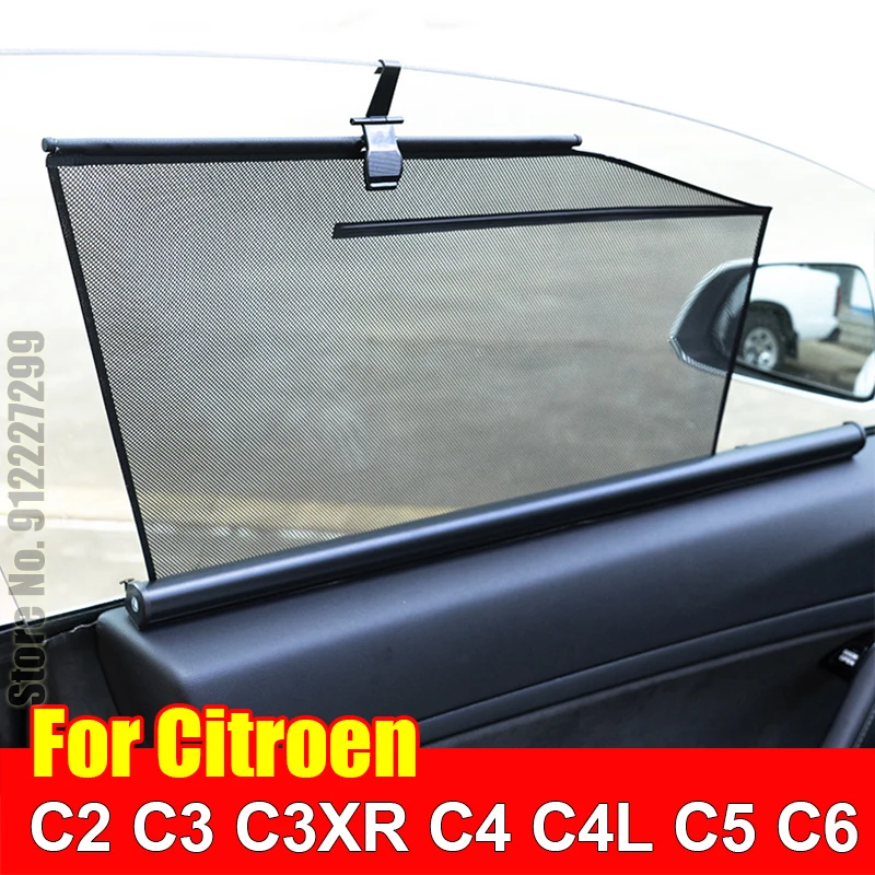 

For Citroen C2 C3 C3XR C4 C4L C5 C6 Car Sun Visor Automatic Lift Accessori Window Cover SunShade Curtain Shade