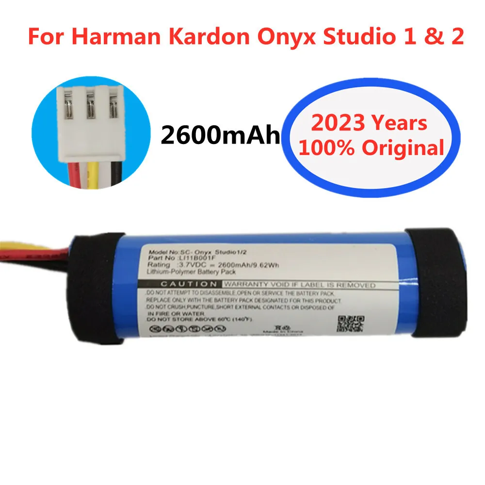 Оригинальный сменный аккумулятор для динамика 3,7 в 2600 мАч для Harman Kardon Onyx Studio 1 2 Onyx Studio2 Studio1, аккумуляторы для громкоговорителя
Оригинальный сменный аккумулятор для динамика 3,7 в 2600 мАч для Harman Kardon Onyx Studio 1 2 Onyx Studio2 Studio1, аккумуляторы для громкоговорителя
