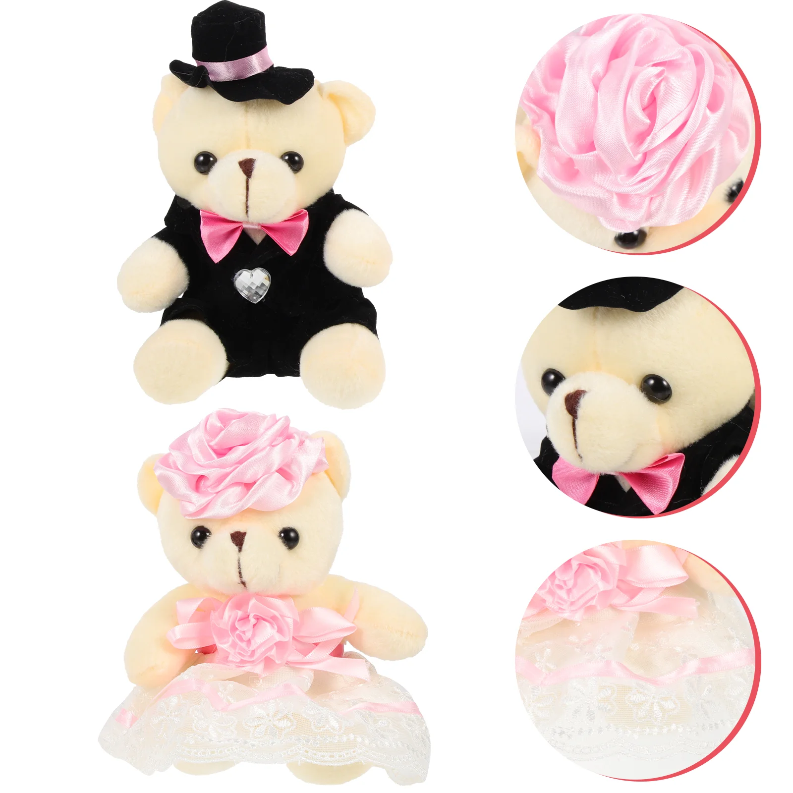 Ibasenice Wedding Plush Bears Doll Stuffed Animal Soft Gift Box Stuffers Valentine Anniversary Birthday Bride Groom
Ibasenice Wedding Plush Bears Doll Stuffed Animal Soft Gift Box Stuffers Valentine Anniversary Birthday Bride Groom