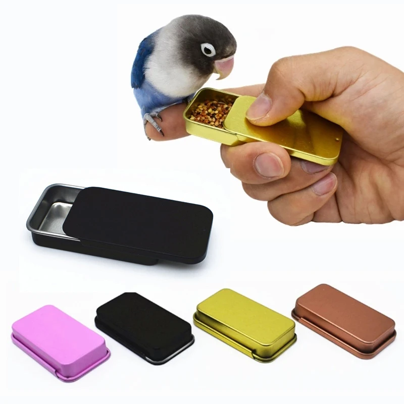 Mini Bird Training Food Box Portable Hand-held Parrot Feeder Feeding Box Training Food Jar Bird Training Interactive Toy Mini Bird Training Food Box Portable Hand-held Parrot Feeder Feeding Box Training Food Jar Bird Training Interactive Toy