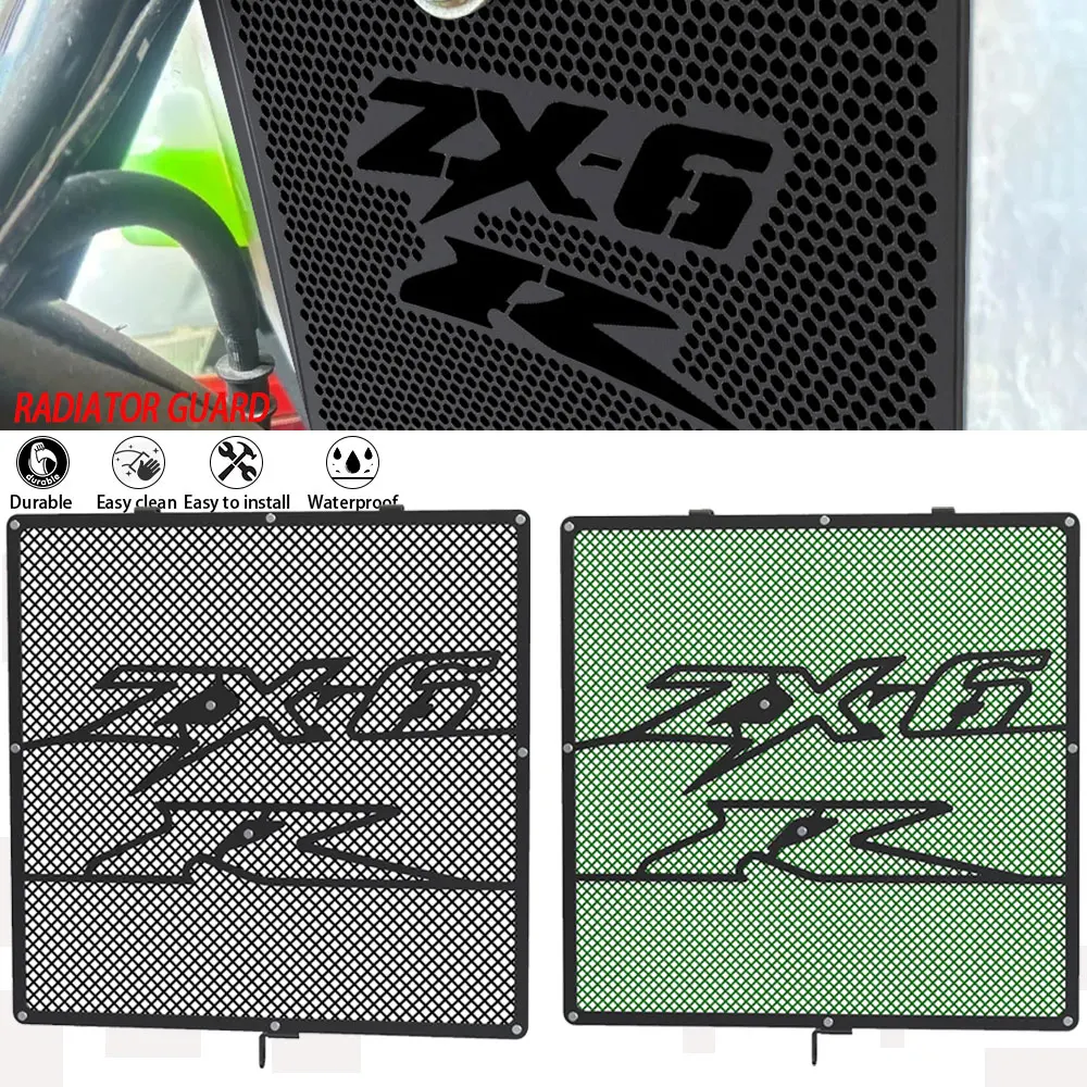 Motorcycle Radiator Guard Grille Cover Protective Protector Grill For KAWASAKI NINJA ZX636R ZX-636R ZX-6R ZX6R ZX63 2009 - 2025
Motorcycle Radiator Guard Grille Cover Protective Protector Grill For KAWASAKI NINJA ZX636R ZX-636R ZX-6R ZX6R ZX63 2009 - 2025
