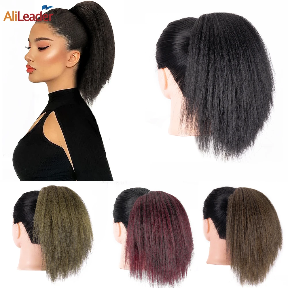 Afro Kinky Straight Ponytail Extension Yaki Straight Drawstring Ponytail Clip In Ponytail High Temperature Synthetic Ponytail
Afro Kinky Straight Ponytail Extension Yaki Straight Drawstring Ponytail Clip In Ponytail High Temperature Synthetic Ponytail