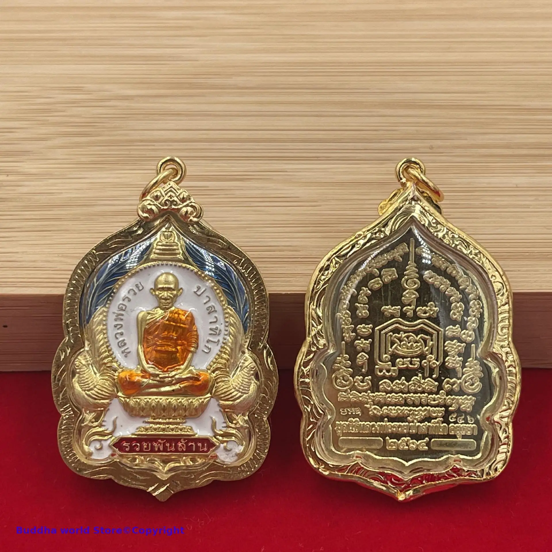 2024 Asia Thailand temple Luang Pu Tim God of wealth Buddha figure Pendant Effective Amulet Bring good luck Recruit wealth
2024 Asia Thailand temple Luang Pu Tim God of wealth Buddha figure Pendant Effective Amulet Bring good luck Recruit wealth