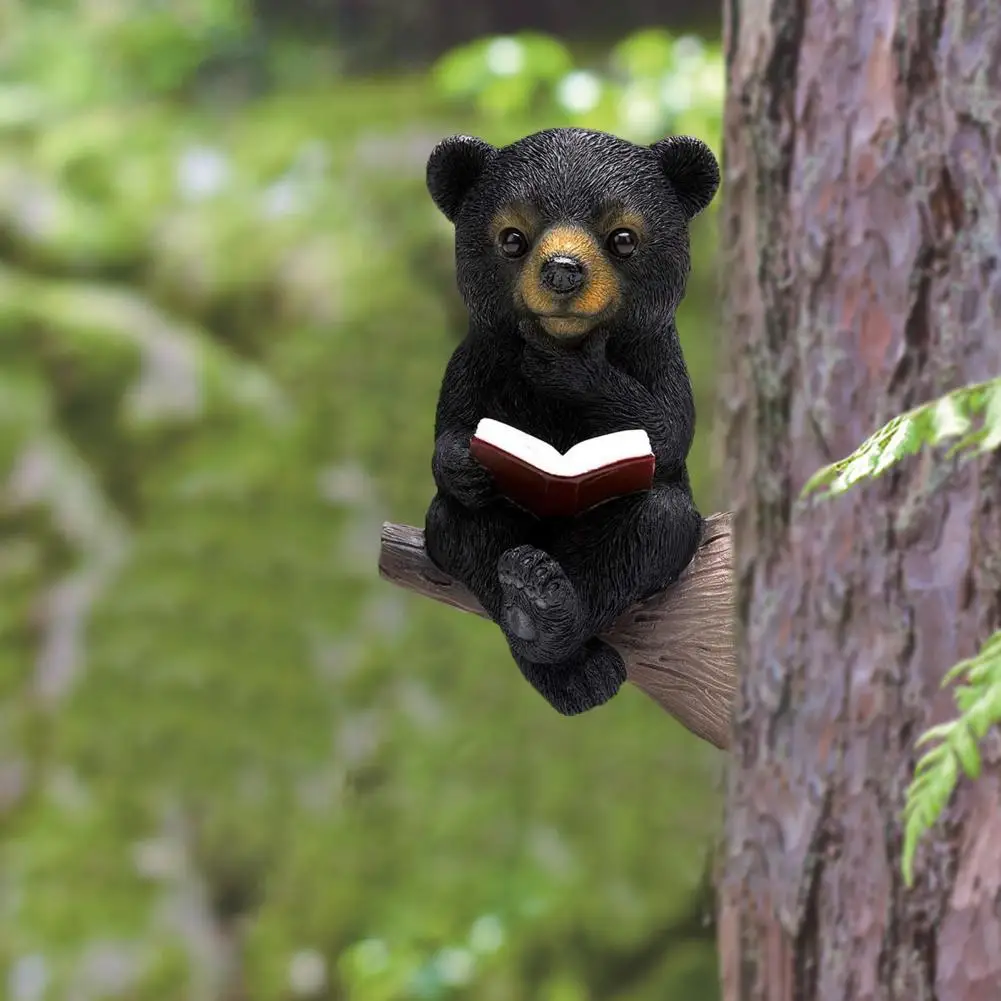 Creative Sitting Bear Reading Book Animal Figurine Delicate Texture Miniature Bear Sculpture Wireless Outdoor Decor
Creative Sitting Bear Reading Book Animal Figurine Delicate Texture Miniature Bear Sculpture Wireless Outdoor Decor