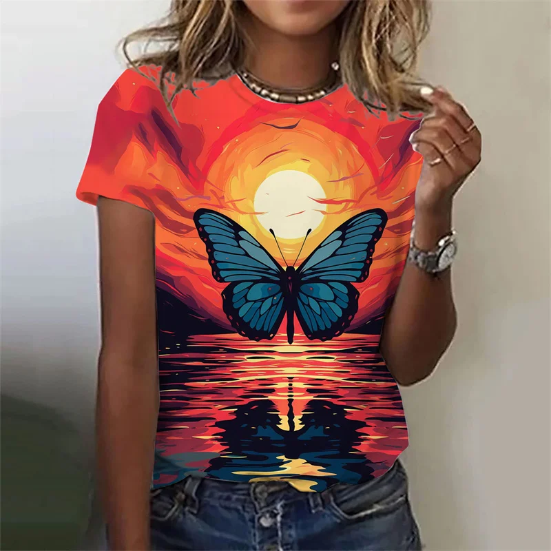 Vintage Summer 3D Floral Roses Printing T Shirt Women Butterflies Graphic T Shirts Girls Fashion Short Sleeves Tee Shirt Clothes
Vintage Summer 3D Floral Roses Printing T Shirt Women Butterflies Graphic T Shirts Girls Fashion Short Sleeves Tee Shirt Clothes