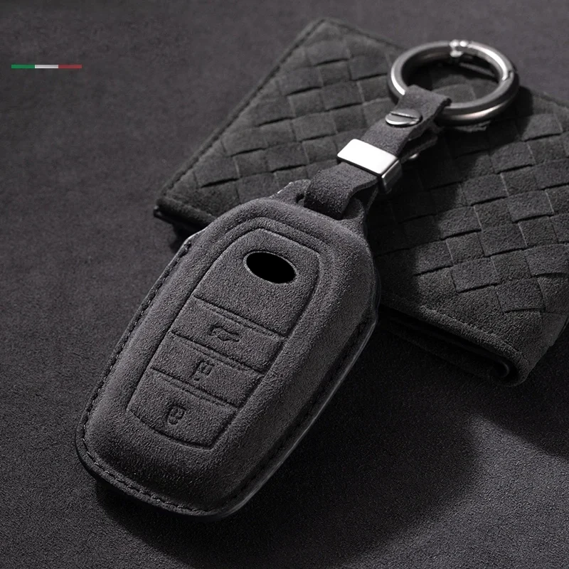 Alcantara For Toyota Prado Land Cruiser Highlander RAV4 C-HR Camry ALLION COROLLA Prius CROWN HARRIER Car Key Case Cover Shell
Alcantara For Toyota Prado Land Cruiser Highlander RAV4 C-HR Camry ALLION COROLLA Prius CROWN HARRIER Car Key Case Cover Shell
