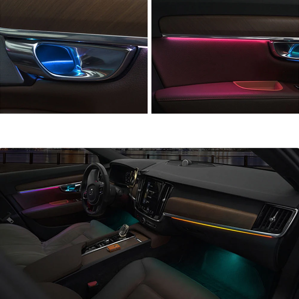 For Volvo S90 V90 2017-2022 high quality Led decorate water flow ambient light modified car interior lamps led decorate bar
For Volvo S90 V90 2017-2022 high quality Led decorate water flow ambient light modified car interior lamps led decorate bar