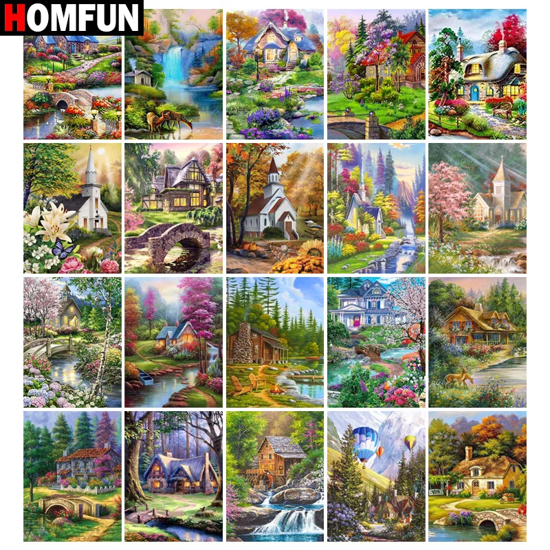 Алмазная 5D Вышивка HOMFUN «сделай сам», полноформатная картина «пейзаж, дом, дерево», квадратная/круглая Искусство декора планшетов
Алмазная 5D Вышивка HOMFUN «сделай сам», полноформатная картина «пейзаж, дом, дерево», квадратная/круглая Искусство декора планшетов