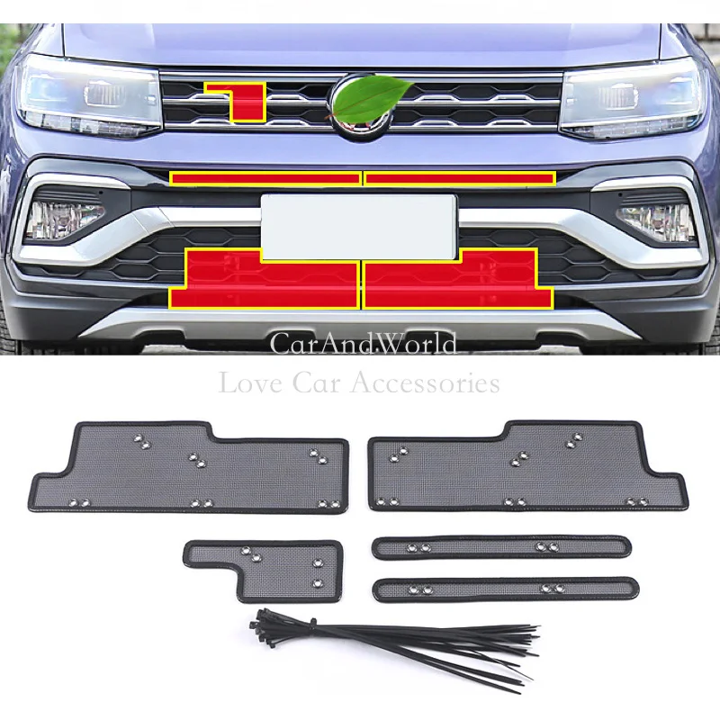 Front Head Grille Insert Net Insect Screening Mesh Protective Covers Car Kit Accessories For Volkswagen VW T-Cross 2019-2022
Front Head Grille Insert Net Insect Screening Mesh Protective Covers Car Kit Accessories For Volkswagen VW T-Cross 2019-2022