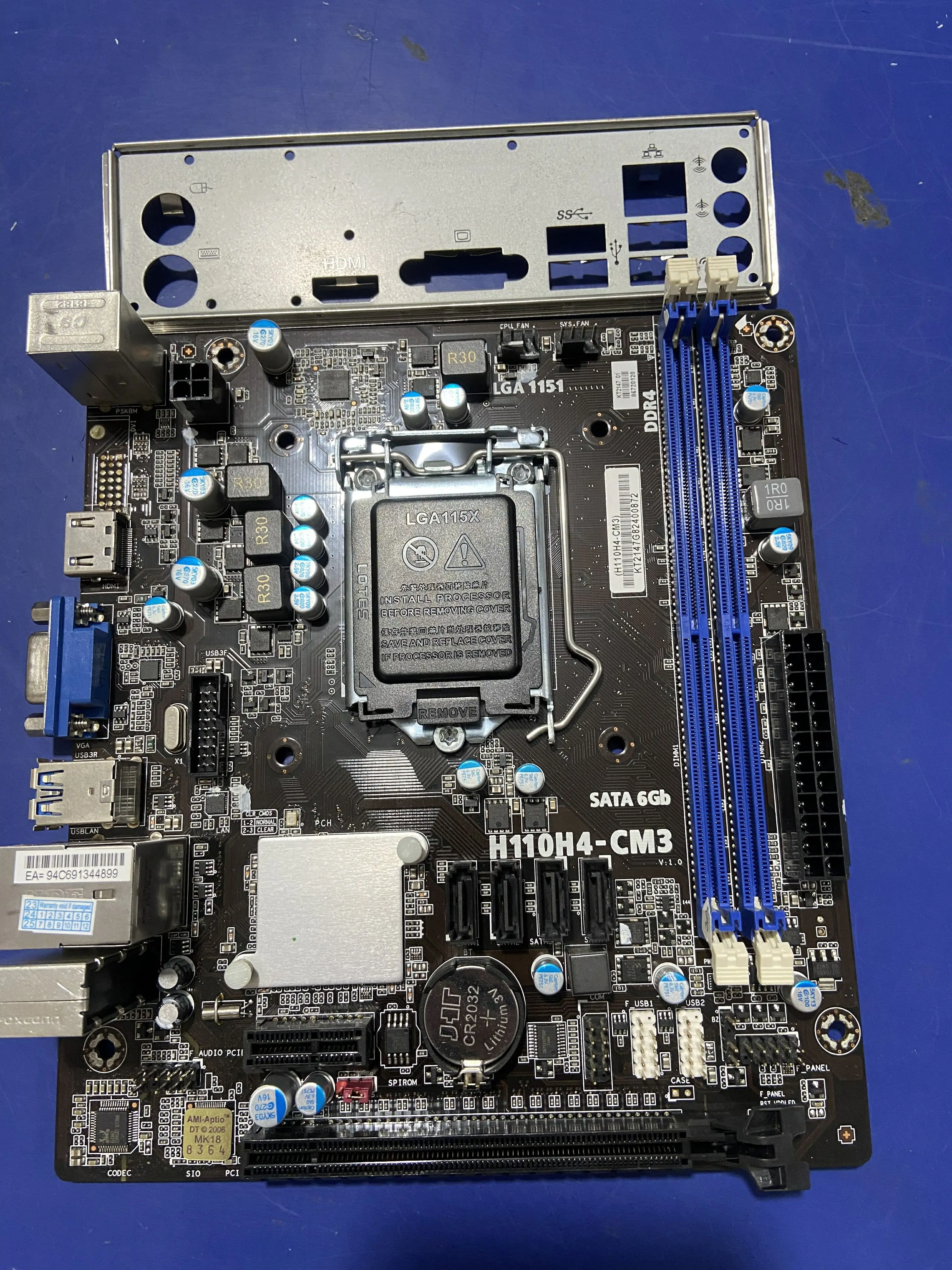 Used ECS H110H4-CM3 Motherboard LGA 1151 i7/i5/i3 VGA/HDMI DDR4 2133 Dual-channel DDR4 Micro ATX Supports 6th and 7th 17×19cm
Used ECS H110H4-CM3 Motherboard LGA 1151 i7/i5/i3 VGA/HDMI DDR4 2133 Dual-channel DDR4 Micro ATX Supports 6th and 7th 17×19cm